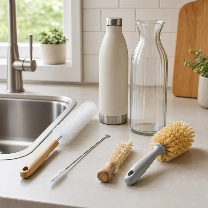 Illustrative image for Bottle Cleaning Brush Sets: Match the Head to the Opening