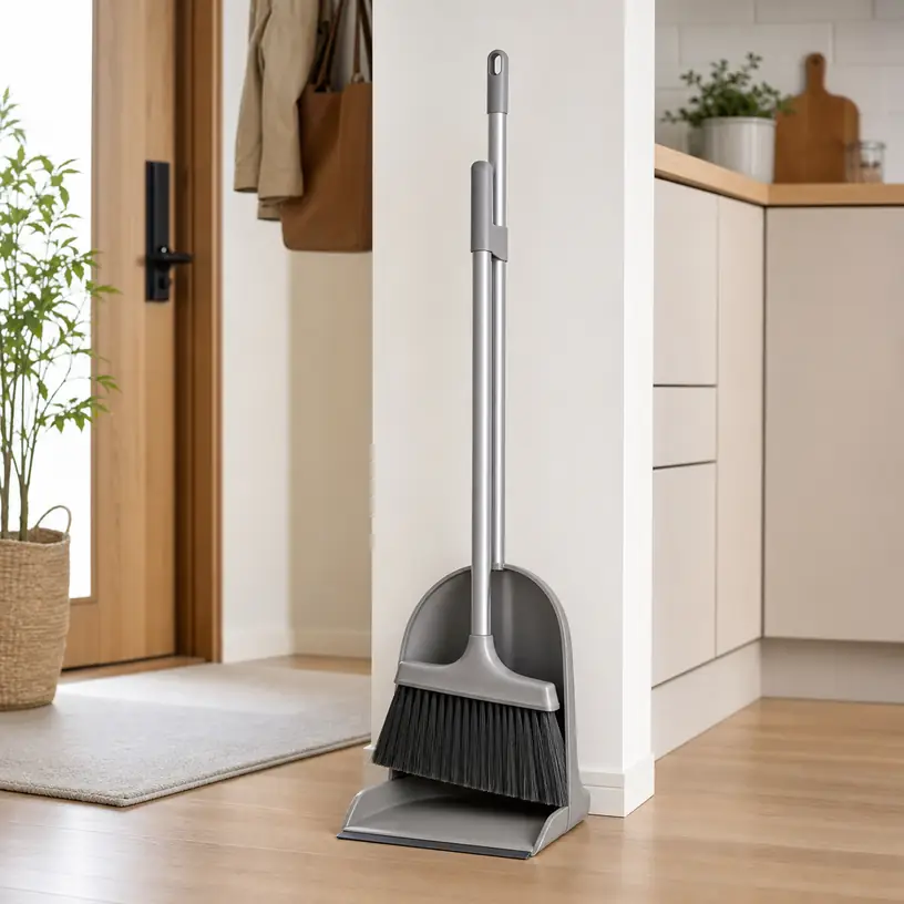 Illustrative image for a broom and dustpan set buying guide