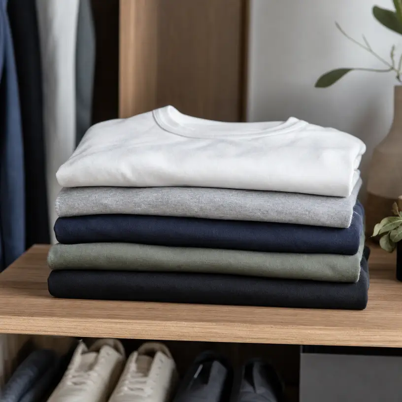 Illustrative image for a crew neck t shirts buying guide