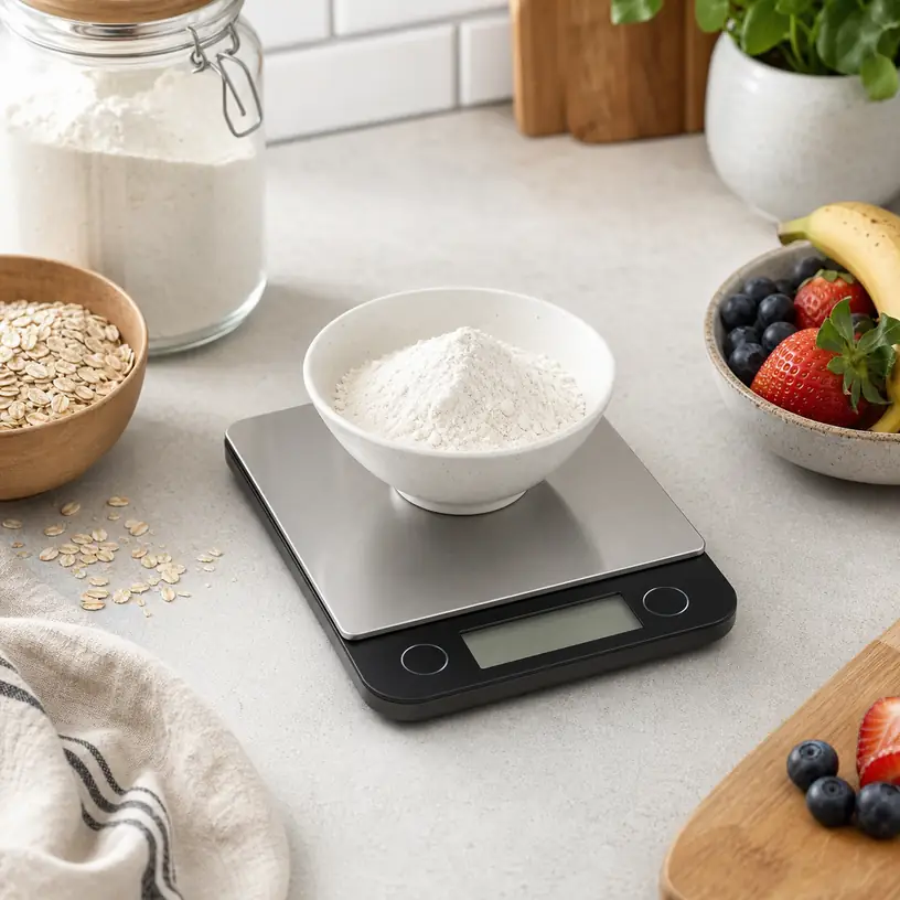 Illustrative image for a digital kitchen scale buying guide