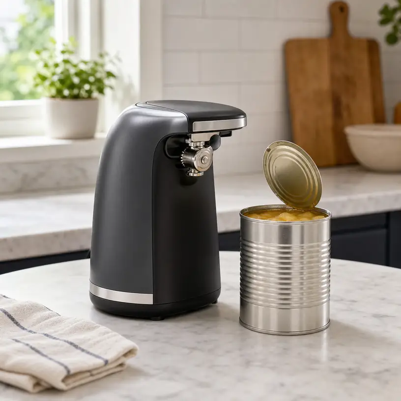 Illustrative image for an electric can opener buying guide