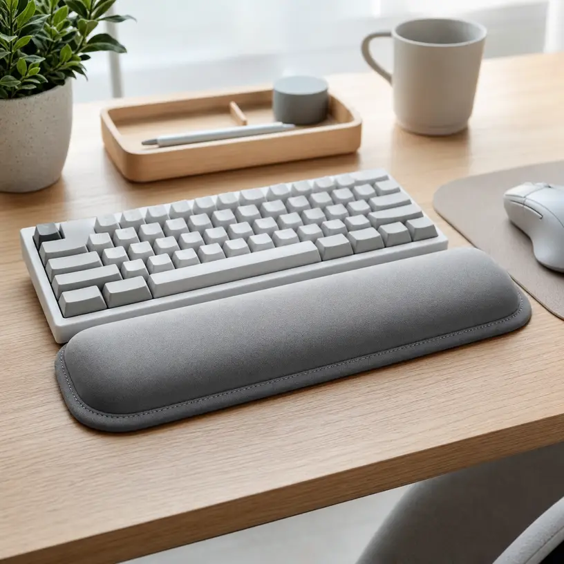Illustrative image for a ergonomic keyboard wrist rests buying guide
