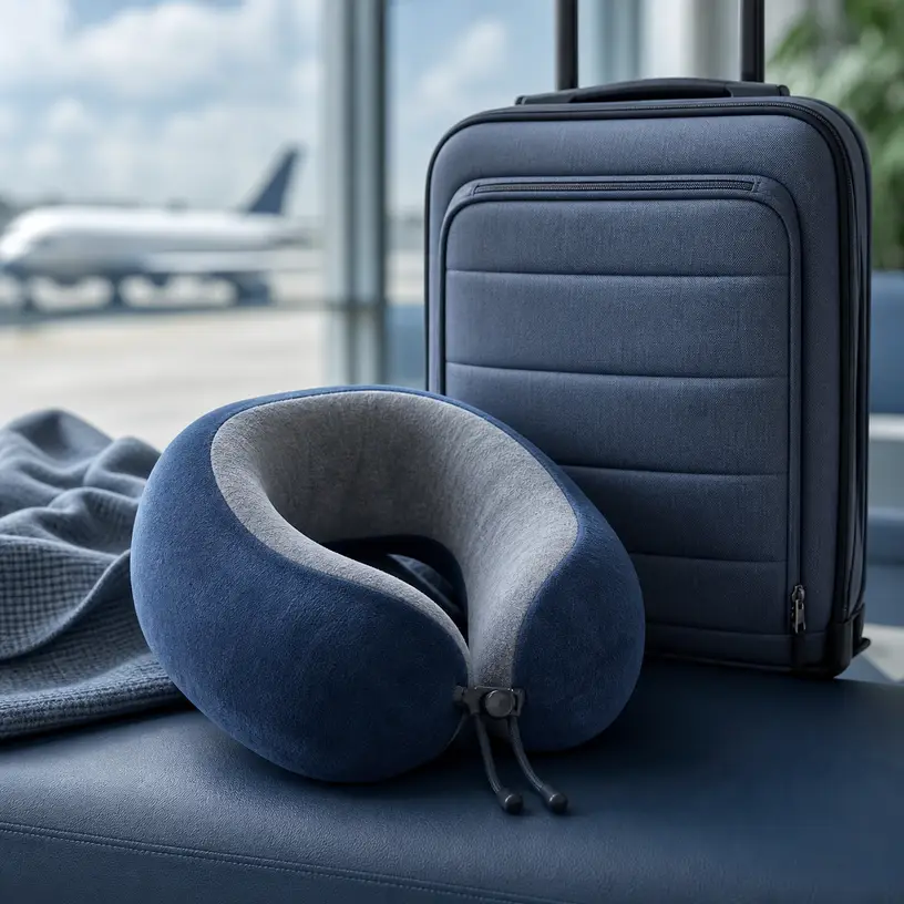 Illustrative image for a memory foam travel pillow buying guide