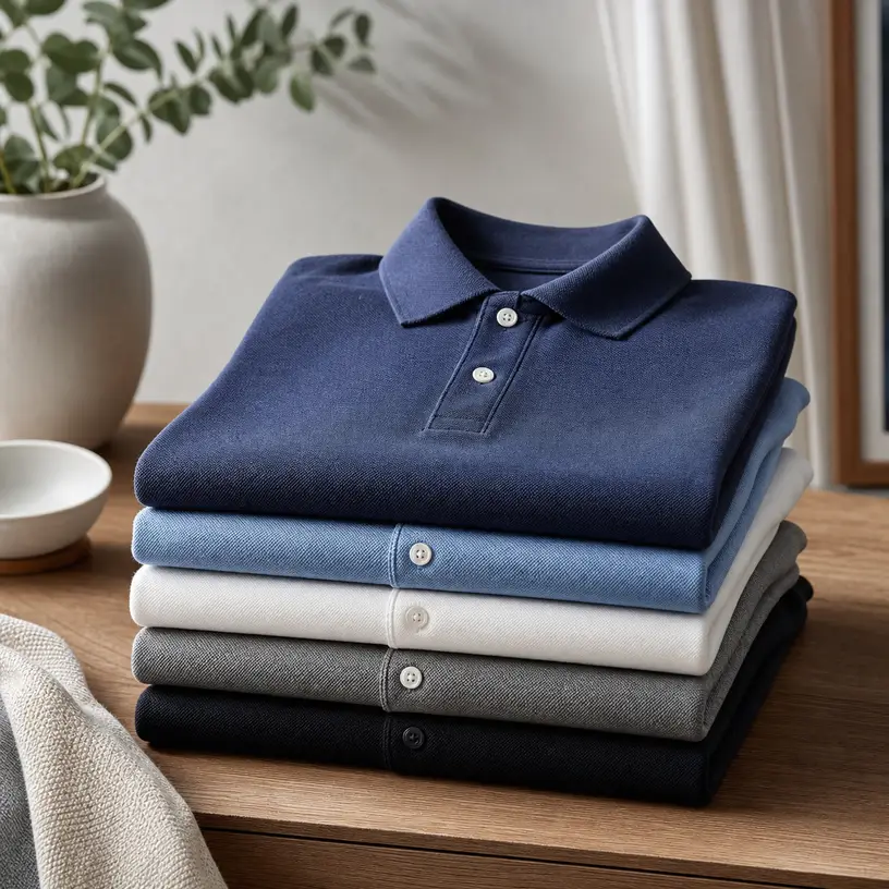Illustrative image for a men's polo shirts buying guide