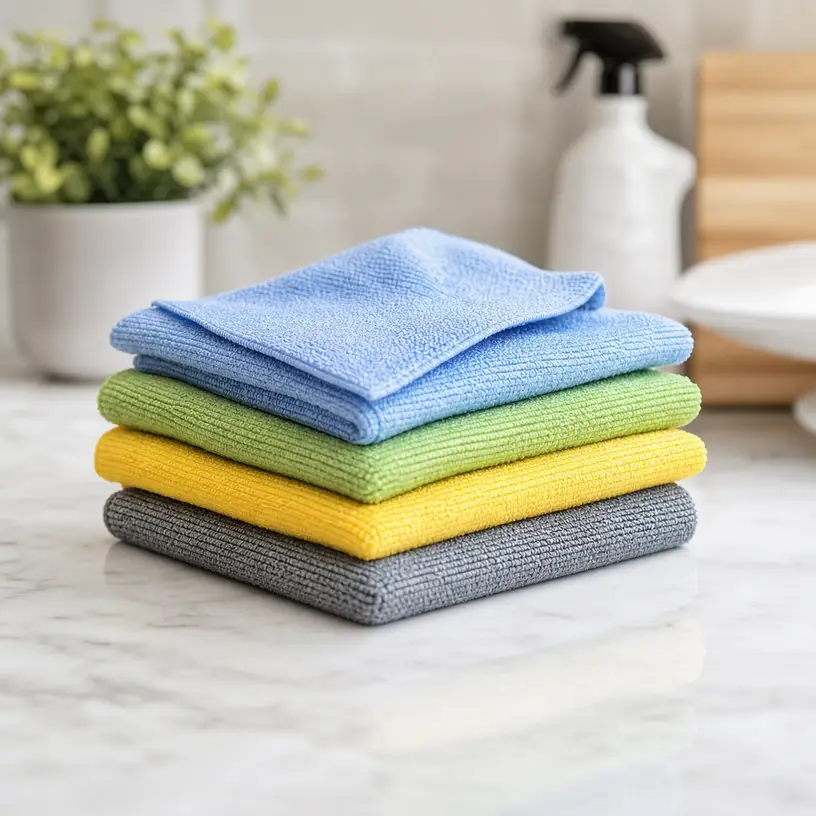 Illustrative image for a microfiber cleaning cloths buying guide