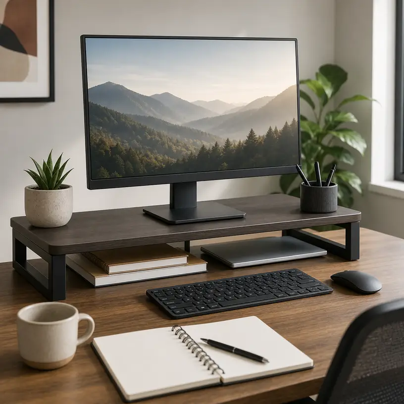 Illustrative image for a monitor stand riser buying guide