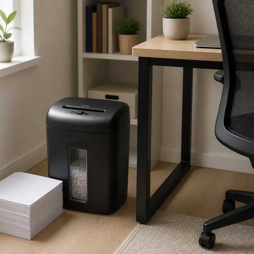 Illustrative image for a paper shredder buying guide for home offices