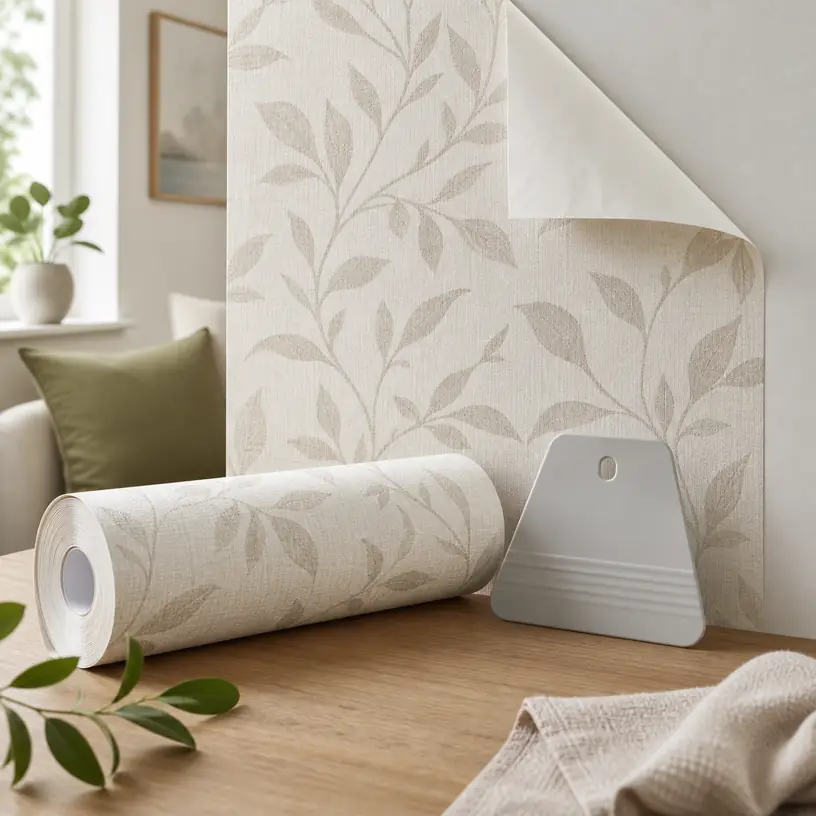 Illustrative image for a peel and stick wallpaper buying guide