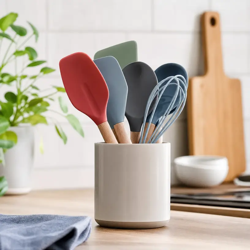 Illustrative image for a silicone cooking utensils buying guide